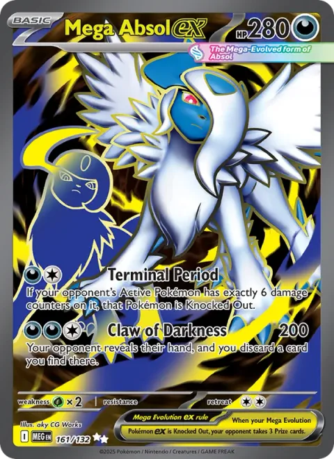 Mega Absol ex [Terminal Period | Claw of Darkness]