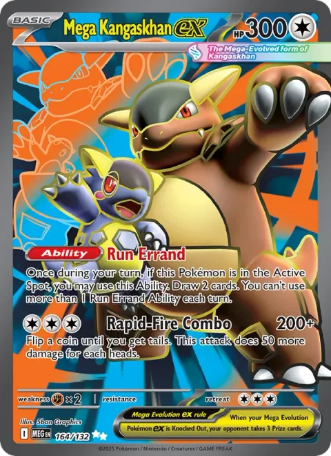 Mega Kangaskhan ex [Run Errand | Rapid-Fire Combo]