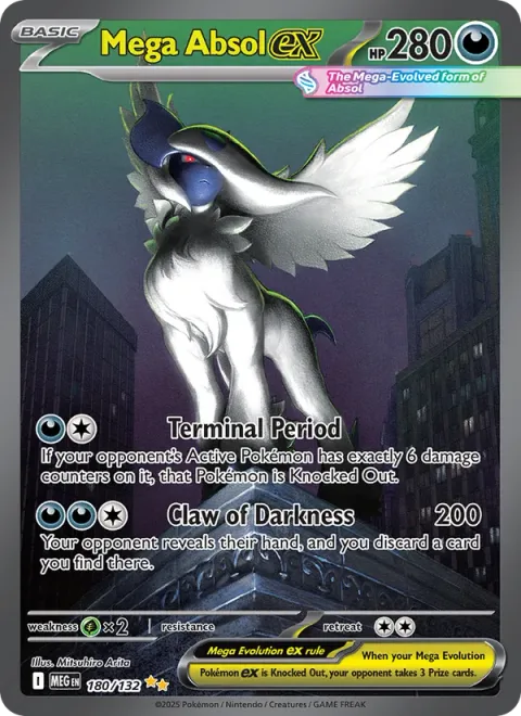 Mega Absol ex [Terminal Period | Claw of Darkness]