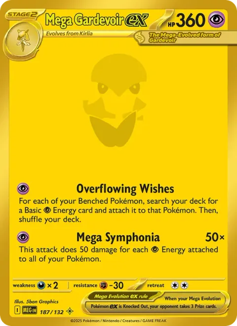 Mega Gardevoir ex [Overflowing Wishes | Mega Symphonia]