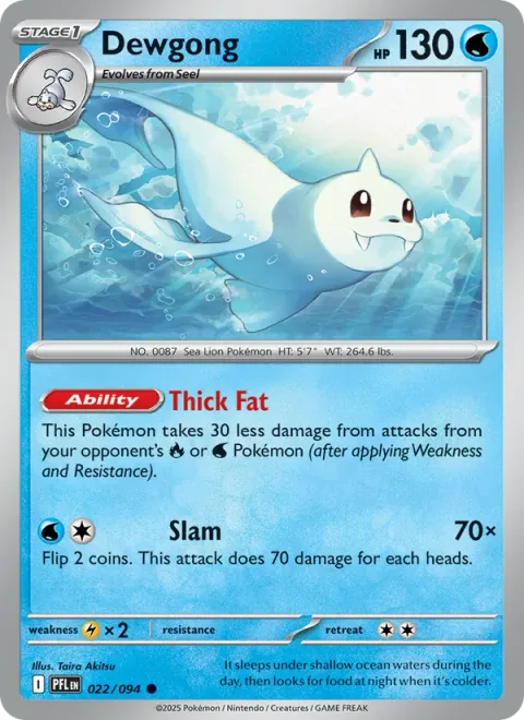 Dewgong [Thick Fat | Slam]