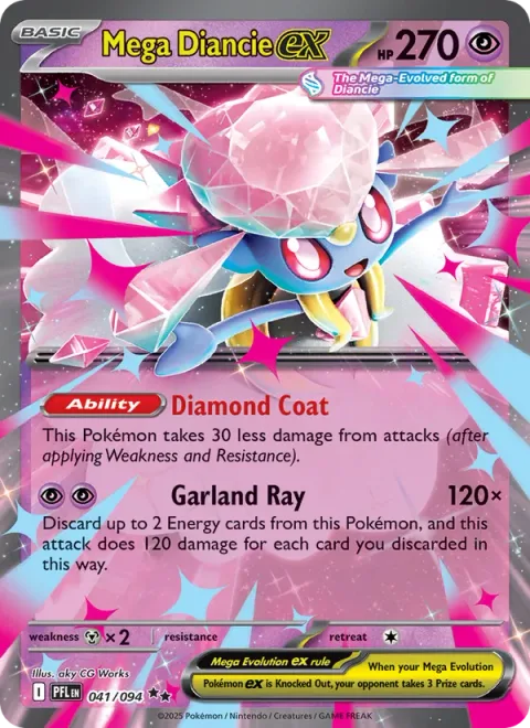 Mega Diancie ex [Diamond Coat | Garland Ray]