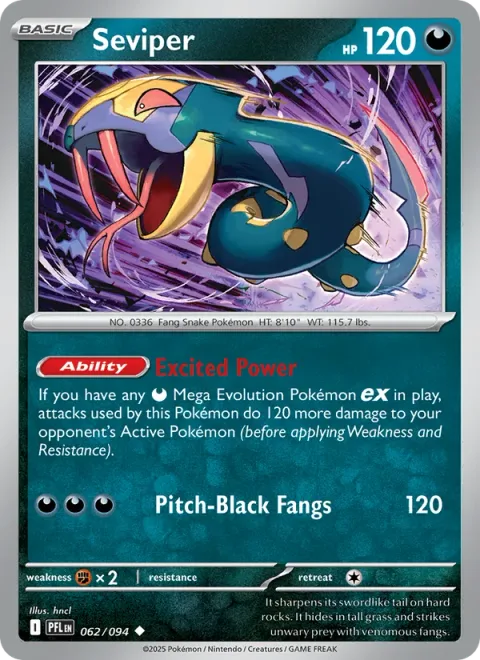 Seviper [Excited Power | Pitch-Black Fangs]