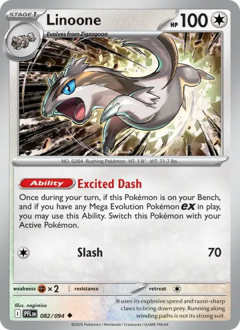 Linoone [Excited Dash | Slash]