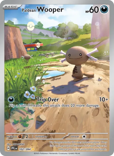 Paldean Wooper [Trip Over]