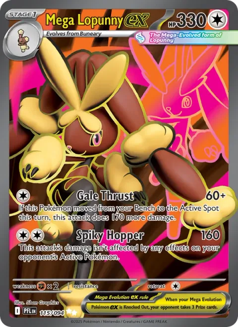 Mega Lopunny ex [Gale Thrust | Spiky Hopper]