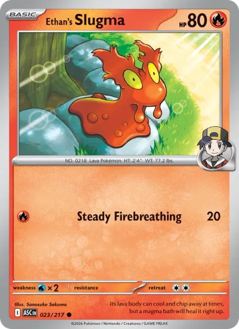 Ethan's Slugma [Steady Firebreathing]