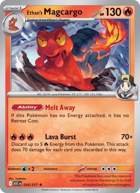 Ethan's Magcargo [Melt Away | Lava Burst]