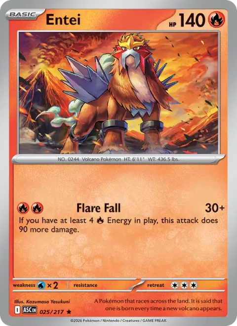 Entei [Flare Fall]