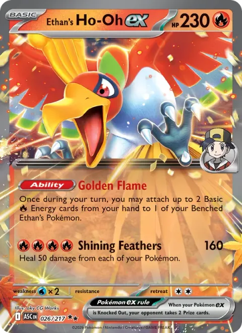 Ethan's Ho-Oh ex [Golden Flame | Shining Feathers]