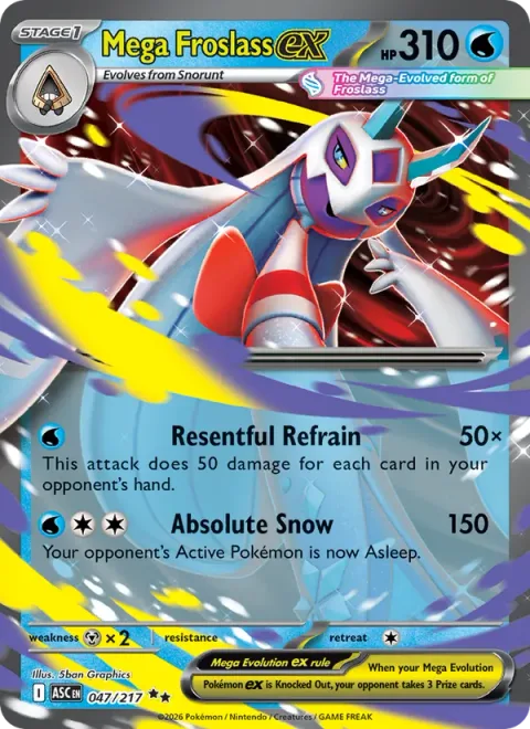 Mega Froslass ex [Resentful Refrain | Absolute Snow]