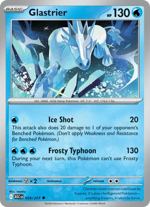 Glastrier [Ice Shot | Frosty Typhoon]