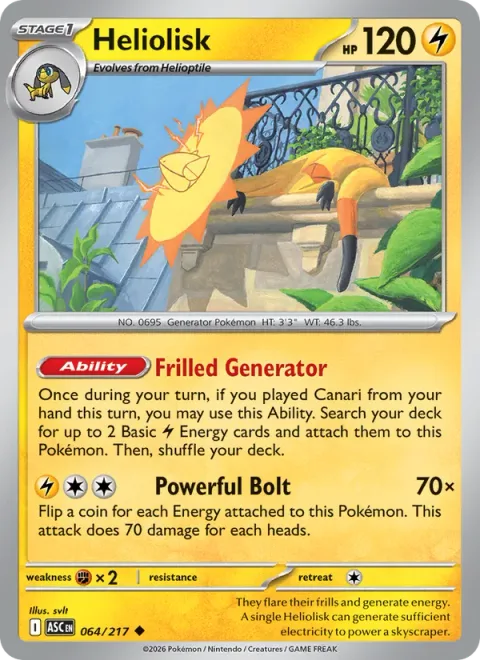 Heliolisk [Frilled Generator | Powerful Bolt]