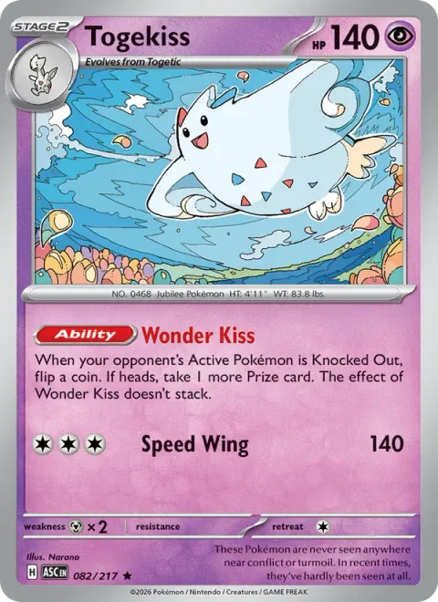 Togekiss [Wonder Kiss | Speed Wing]