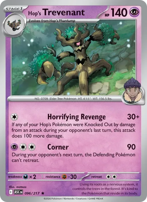 Hop's Trevenant [Horrifying Revenge | Corner]