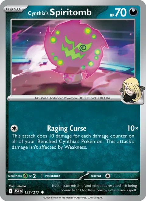 Cynthia's Spiritomb [Raging Curse]