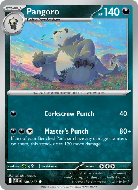 Pangoro [Corkscrew Punch | Master's Punch]