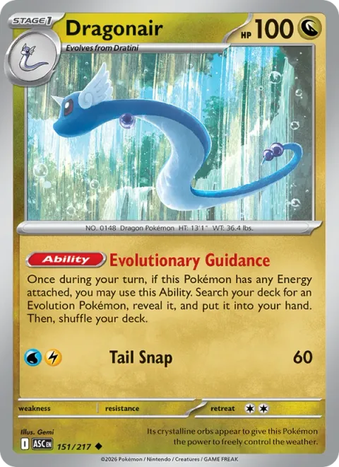 Dragonair [Evolutionary Guidance | Tail Snap]