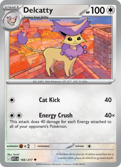 Delcatty [Cat Kick | Energy Crush]