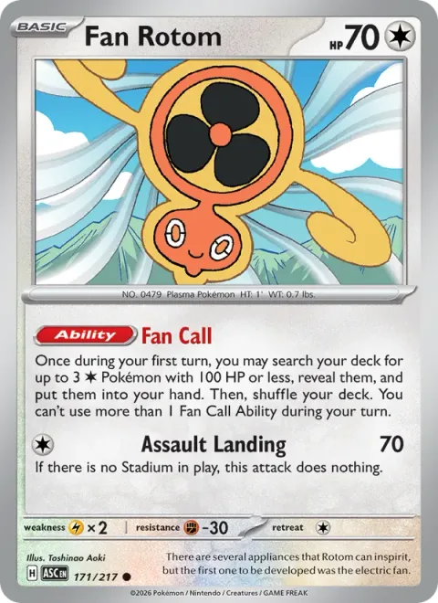 Fan Rotom [Fan Call | Assault Landing]
