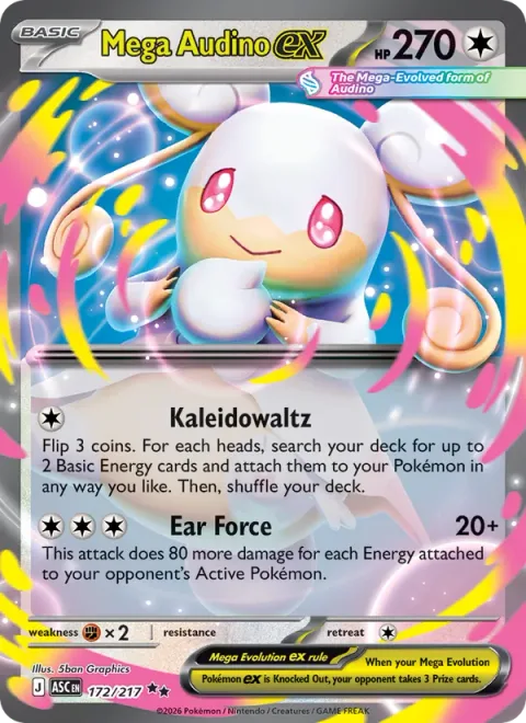 Mega Audino ex [Kaleidowaltz | Ear Force]