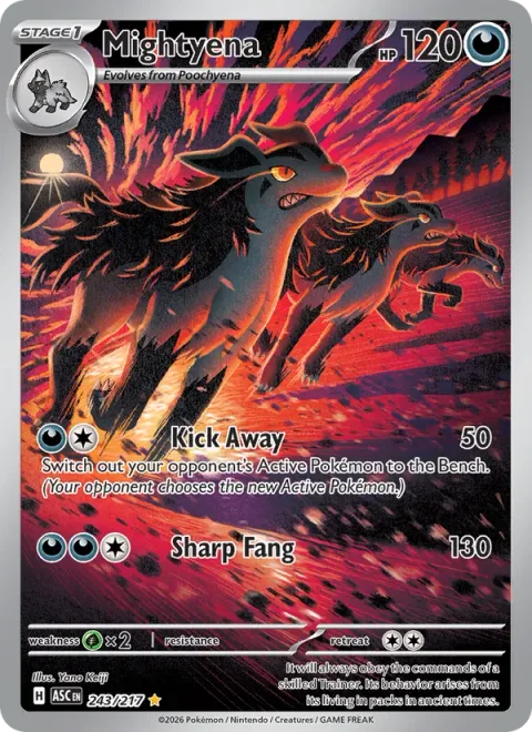 Mightyena [Kick Away | Sharp Fang]