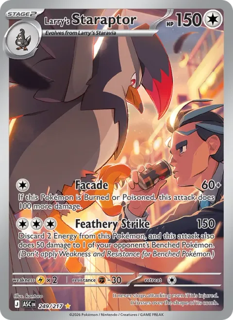 Larry's Staraptor [Facade | Feathery Strike]