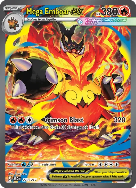 Mega Emboar ex [Crimson Blast]