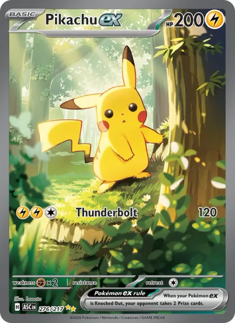 Pikachu ex [Thunderbolt]