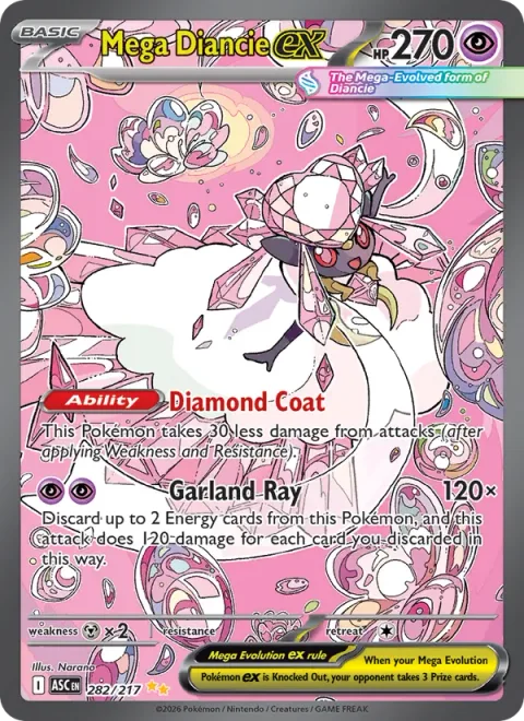 Mega Diancie ex [Diamond Coat | Garland Ray]