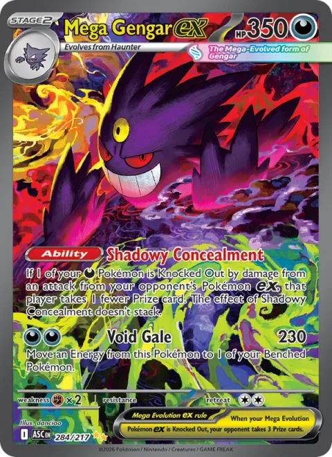 Mega Gengar ex [Shadowy Concealment | Void Gale]