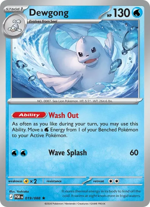 Dewgong [Wash Out | Wave Splash]