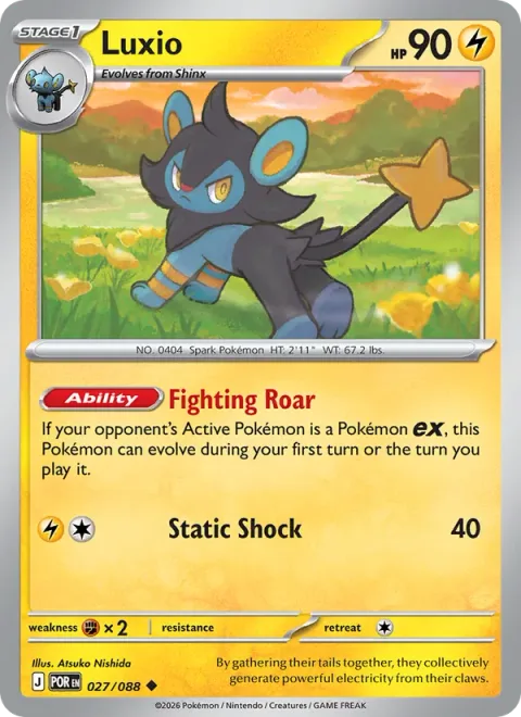 Luxio [Fighting Roar | Static Shock]