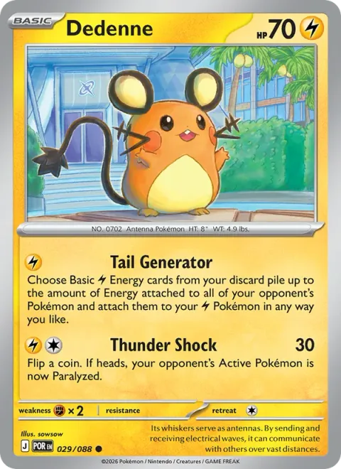 Dedenne [Tail Generator | Thunder Shock]