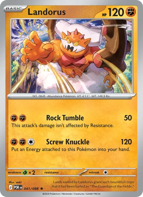 Landorus [Rock Tumble | Screw Knuckle]