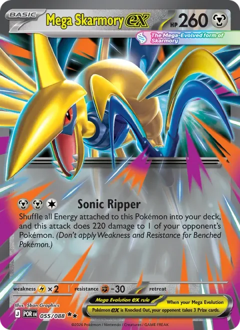 Mega Skarmory ex [Sonic Ripper]