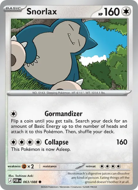 Snorlax [Gormandizer | Collapse]