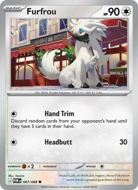 Furfrou [Hand Trim | Headbutt]