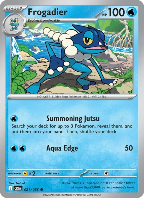 Frogadier [Summoning Jutsu | Aqua Edge]