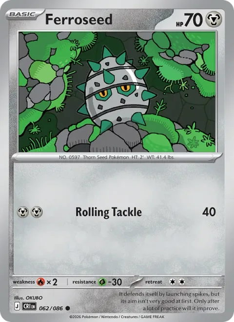 Ferroseed [Rolling Tackle]