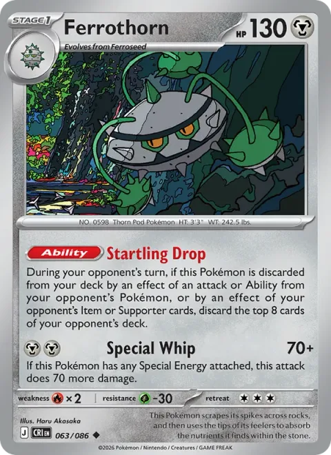Ferrothorn [Startling Drop | Special Whip]