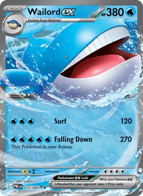 Wailord ex [Surf | Falling Down]