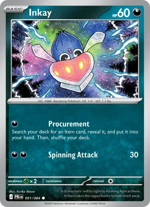 Inkay [Procurement | Spinning Attack]