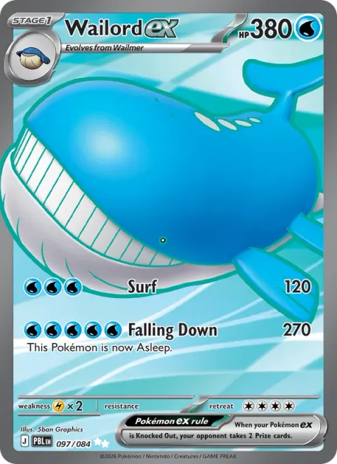 Wailord ex [Surf | Falling Down]
