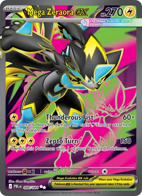 Mega Zeraora ex [Thunder Fist | Zepto Turn]