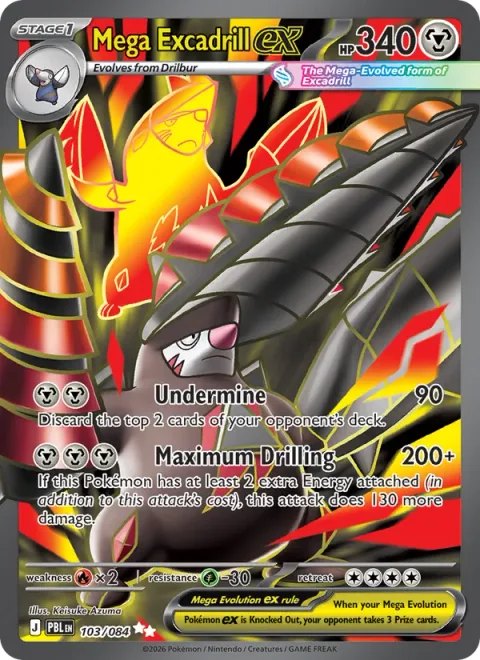 Mega Excadrill ex [Undermine | Maximum Drilling]
