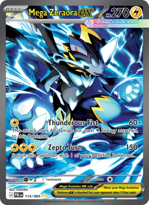 Mega Zeraora ex [Thunder Fist | Zepto Turn]