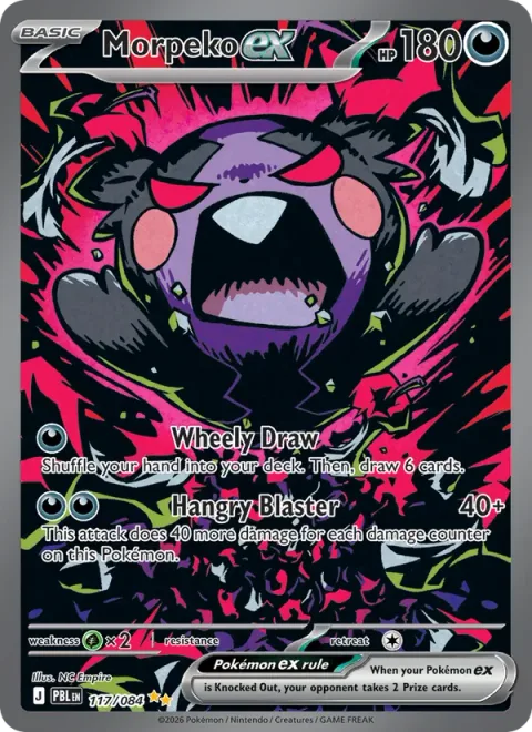 Morpeko ex [Wheely Draw | Hangry Blaster]