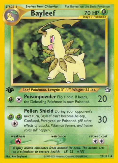 Bayleef [Poisonpowder | Pollen Shield]