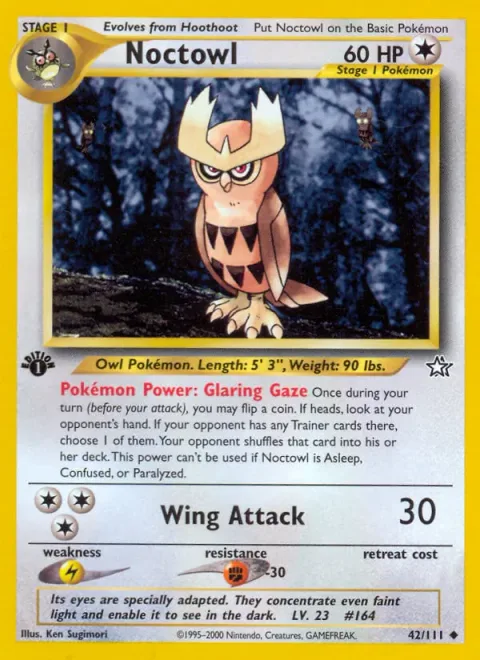Noctowl [Glaring Gaze | Wing Attack]